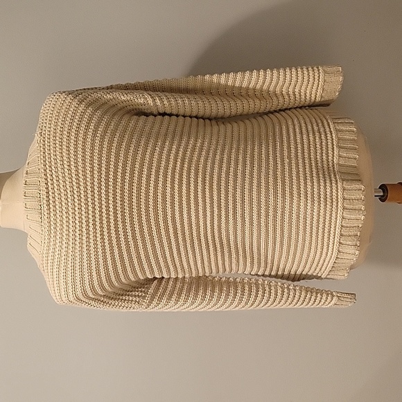 Hale Bob Chunky Knit Mixed Media Sweater SZ XS - Picture 3 of 7